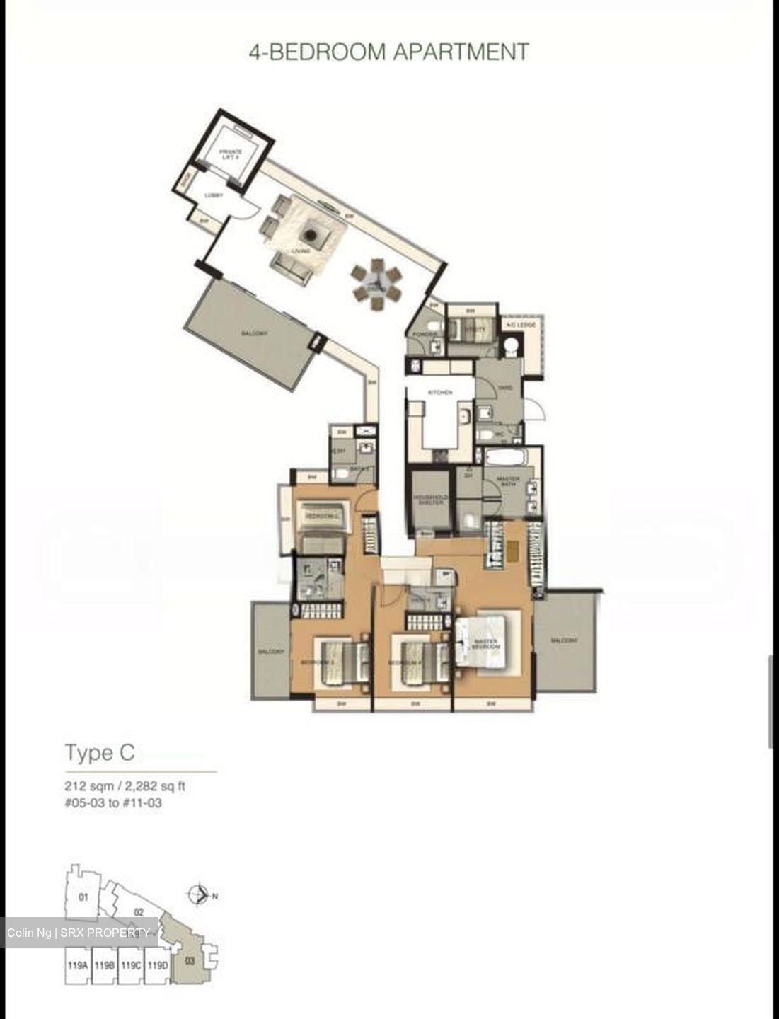 RESIDENCES AT EMERALD HILL (D9), Apartment #583456771